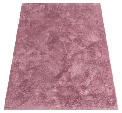 Produktbild von Paco Home Teppich Wohnzimmer Kunstfell Shaggy Hochflor Waschbar In Waschmaschine Soft Uni 80x300 cm