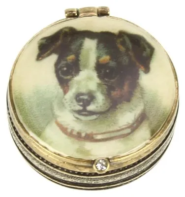 Produktbild von Meander Dekorative Dose Jack Russell rond 4cm