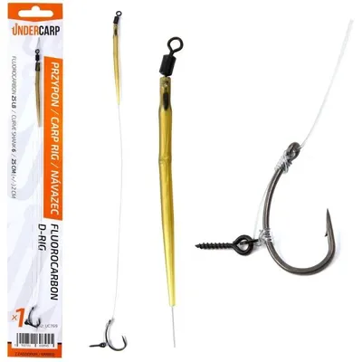 Produktbild von Undercarp Fluorcarbon D-Rig - Curve Shank Size 6