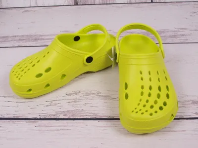Produktbild von Camminare Free Time Clog Damen Gummipantoffeln Strandschuhe lime 38/39