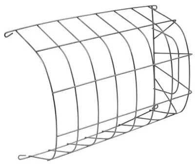 Productafbeelding van Hooiruifje halfrond verzinkt voor konijnen, knaagdieren en pluimvee 33 x 22 x 13 cm