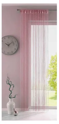 Produktbild von Fadengardine 250x140 cm Altrosa mit Tunneldurchzug und Multiband