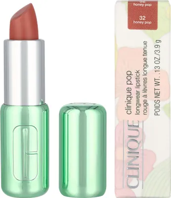 Obrázek produktu pro Clinique Pop Longwear Lipstick, Béžová, Honey Pop, 1 barva/barev, Zbarvení, Ženy, Satin