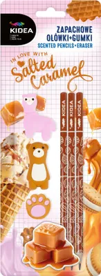 Produktbild von Kidea Duftstifte + Radiergummis Salted Caramel