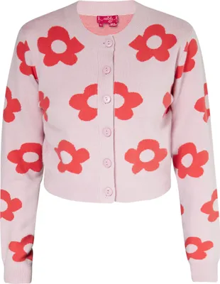 Produktbild von SWIRLY damen strickjacke - pink, XS
