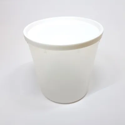 Produktbild von Dönges Kunststoffdose mit Deckel, 1.000 ml (Kunststoffbecher) (Pack à 10 Stück)