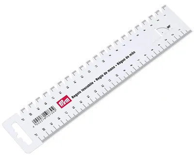 Produktbild von Prym 610730, Maßstabslineal, Kunststoff, Weiß, Matte, cm, mm, 210 mm