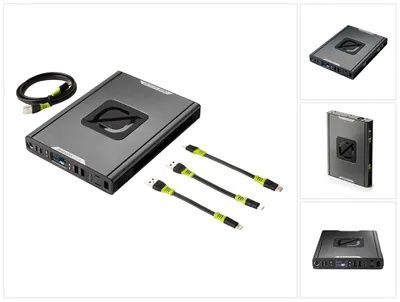 Zdjęcie produktu dla Goal Zero SHERPA, 6400 mAh, Litowo-jonowa (Li-Ion), Bezprzewodowe ładowanie, 14,8 V, 100 W, Szary