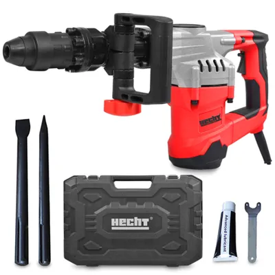 Produktbild von HECHT 1090 Stemmhammer SDS Max | 1300 W | 2 Kohlebürsten | 15 J | mit Koffer und viel Zubehör