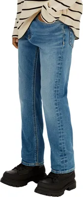 Immagine prodotto di Jeans da bambino Calvin Klein, modello Essential Washed, vita media, colore blu