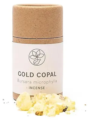 Immagine prodotto di Set per incenso con miscela di resina Goldcopal -- 16 g + pinza per carbone da incenso -- ±7,5 cm + campana