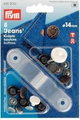 Produktbild von Prym NF-Jeans-Knöpfe Lorbeerkranz MS 14 mm altkupfer