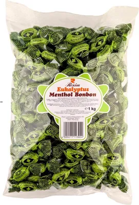Produktbild von Rexim Euka Menthol Bonbons 1kg mit echtem Eukalyptus-Öl