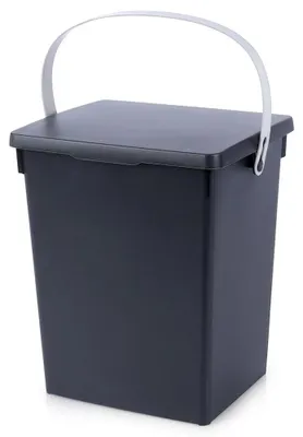 Image de Conteneur de rangement - Boîte de rangement - 5,5 litres - Plastique - Noir