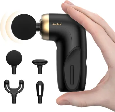 Produktbild von Mini Massagepistole, Percussion Tiefengewebe Muskelmassagegerät, Reise Massagepistole, Kompaktes Sportmassagegerät, Tragbares Handmassagegerät