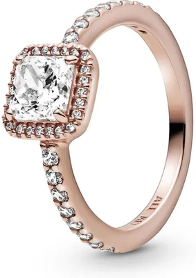 Produktbild von Pandora Rose 188862C01 Ring Damen Quadratischer Funkelnder Strahlenkranz Gr. 48