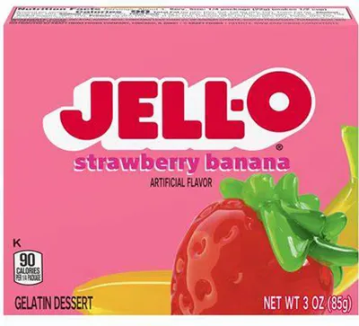 Immagine prodotto di Gelatina Jell-O Fragola-Banana Dessert Wackelpudding 85g