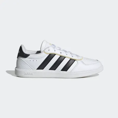 Produktbild von adidas BREAKNET SLEEK J Sneaker mit Cloudfoam Dämpfung, atmungsaktiven Perforationen und 3 Streifen