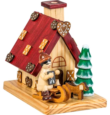 Produktbild von Räucherhaus Winterkind auf Schlitten HGD