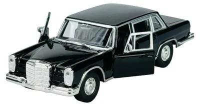 Obrázek produktu pro Welly Old Timer, Mercedes-Benz 600, rok 1963, barva černá, kovový model v krabičce, měřítko 1:34, kód 43834