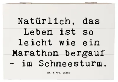 Produktbild von Mr. & Mrs. Panda Geschenkbox Spruch Leichtigkeit im Leben 22 x 15 cm - Weiß - Geschenk, handgefertigt, Blumenwiese, Gefühl, Schatzkiste, liebevoll, Freude, Zitat, Gefühle