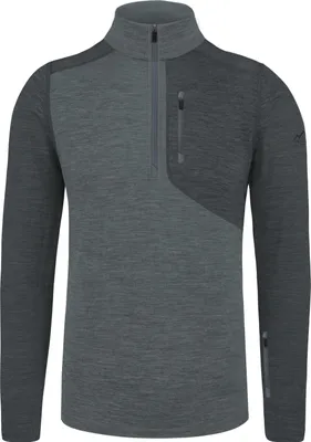 Produktbild von normani Herren Merino Langarm mit 1/4 Zipper