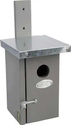 Image de Esschert Design Nichoir Troglodyte mignon gris ; NK38G