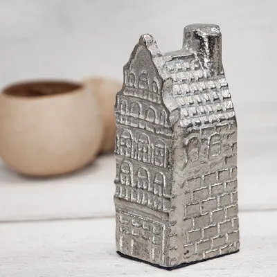 Produktbild von Dekohaus, Aluminium, silber, klein, handgefertigt