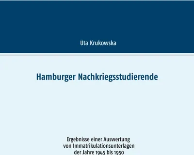 Produktbild von Hamburger Nachkriegsstudierende