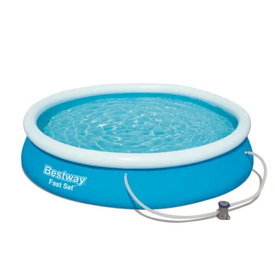 Immagine prodotto di Piscina fuori terra rotonda Fast Set, filtrazione a cartuccia, diametro 3,66m, altezza 76cm