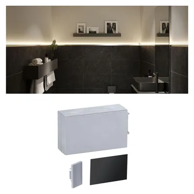 Produktbild von LumiTiles Zubehör Profil Top Abdeckung  45x24mm Telegrau