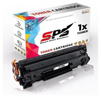 A toner cartridge and its packaging are displayed against a white background.