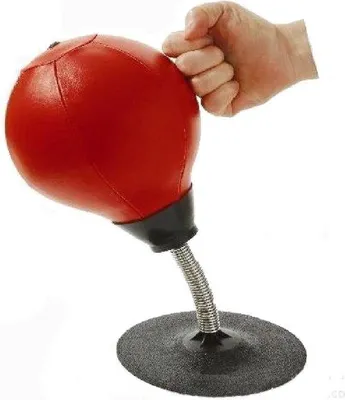 Produktbild von Famanu Punching Ball Stressverringerung mit Starker Saugnapf und Pumpe - 36 cm