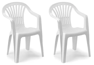 Produktbild von 2 Stück Stapelstuhl Bistrostuhl Gartenstuhl MONA Kunststoff