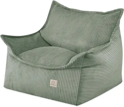 Immagine prodotto di MISIOO Poltrona per bambini Roya Cord – Poltrona per la cameretta, morbido pouf per bambini, divano a sacco da pavimento, velluto premium Oeko-TEX, 80x73x58 cm