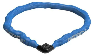 Obrázok produktu pre Gerda – reťazový zámok na bicykel, Flex, brnenie PP7593 (jednotná veľkosť) (modrá)