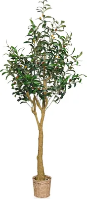 Obrázok produktu pre hjh OFFICE Umelá rastlina OLIVE II Umelá rastlina v kvetináči Olive Výška 150,0 cm Dekorácia