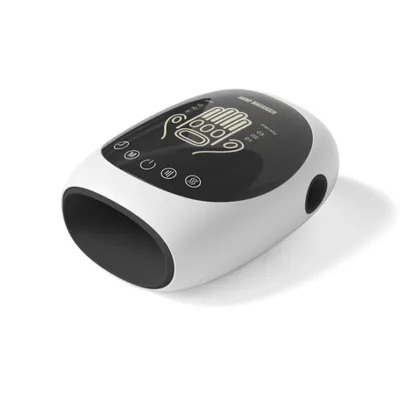 Produktbild von Handmassagegerät mit Wärme und Kompression, Touch-Handmassagegerät lindert Arthritis, Karpaltunnelsyndrom und Taubheitsgefühl in den Fingern, weiß