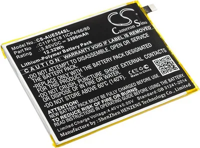 Produktbild von TECHTEK Akku Kompatibel mit [Asus] ZE554KL, ZenFone 4 Ersetzt C11P1618 1ICP4/66/80