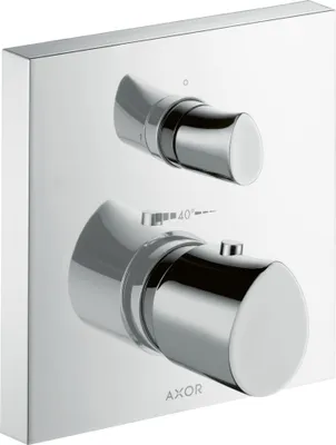 Produktbild von Hansgrohe Axor Starck Organic Thermostat Unterputz Fertigset Chrom mit Absperr-u.Umstellventil