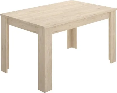 Produktbild von Ausziehbarer Tisch Dilici, Ausziehbare Konsole für Esszimmer, Ausziehbarer Küchentisch mit Verlängerung, 140/190x90h78 cm, Eiche