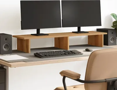 Obrázek produktu pro vidaXL Stojan na monitor Artisan dub 100x27x15 cm materiál na bázi dřeva