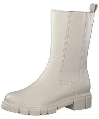 Immagine prodotto di MARCO TOZZI Stivaletto donna Chelsea Boot suola profilata tacco a blocco 2-25410-29, misura:40 EU, colore:Beige