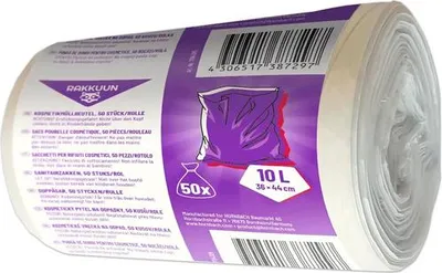 Obrázek produktu pro Odpadkový sáček 10l 50ks bílý