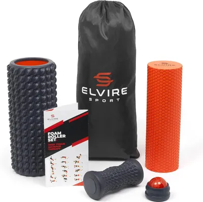 Produktbild von Faszienrolle Massageset, Schaumstoffrollen, Massagerolle, Massageball, Fußroller, für Sportler