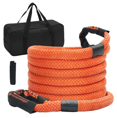 Obrázok produktu pre VEVOR 22 mm x 6 m ťažné lano 13871 kg, ťažký off-road ťažný popruh, extrémne pružné ťažné lano s 30 % elasticitou energie Ťažná pomôcka pre džíp auto nákladné ATV UTV SUV traktor