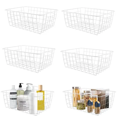 Produktbild von Solidchoice – Set aus 6 Metall-Aufbewahrungsboxen mit Griff