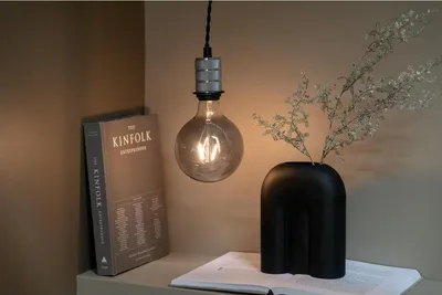 Produktbild von Pendelleuchte Bürstenleuchte Lina, silber, E27, 120 cm Gesamthöhe