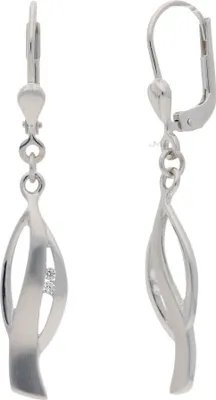 Produktbild von JuwelmaLux Ohrhänger 333 Weißgold mit Zirkonia JL30-06-1614