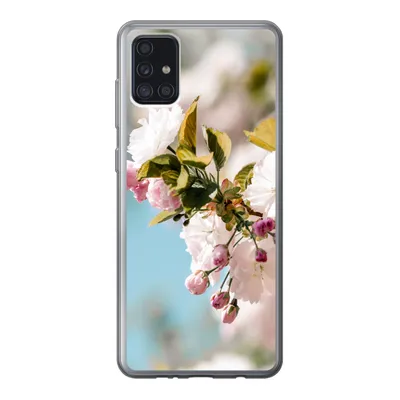 Produktbild von MuchoWow® Handyhülle Schutzhülle Hülle für Samsung Galaxy A52 5G Blumen - Blüte - Frühling Silikon Softcase Handy Hülle - Umschlag